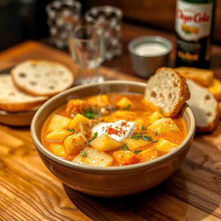 Bolivian Chuño Cola - Potato Soup Recipe